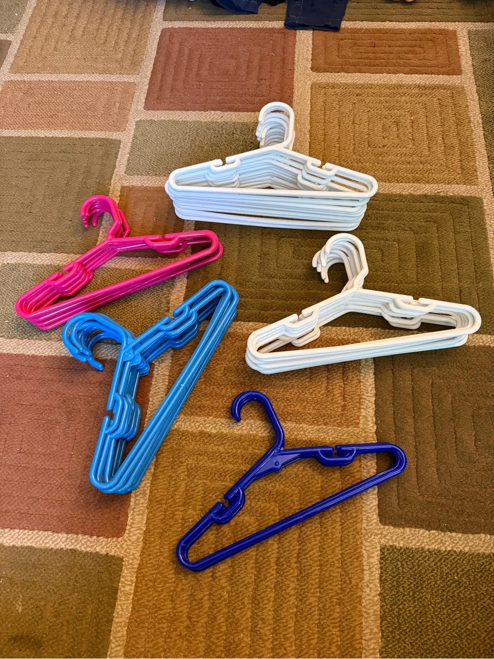 Kids Baby Toddler Plastic Hanger - Lot of 44
